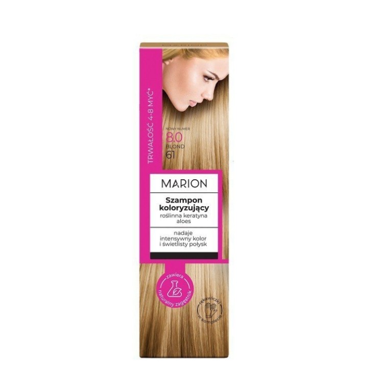 Shampoing colorant Marion 4 à 8 lavages /8.0/ Blond 100 ml