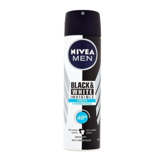 Nivea Men Black & White Déodorant avec spray Fresh 150 ml
