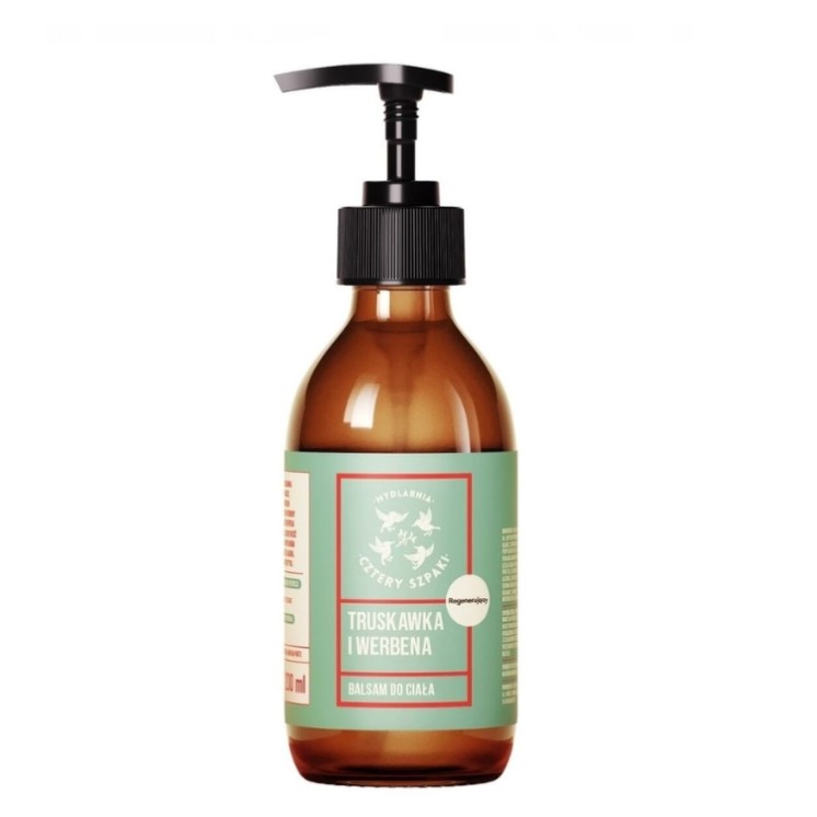 Mydlarnia Cztery Szpaki Corps Régénérant Fraise et Verveine 200 ml