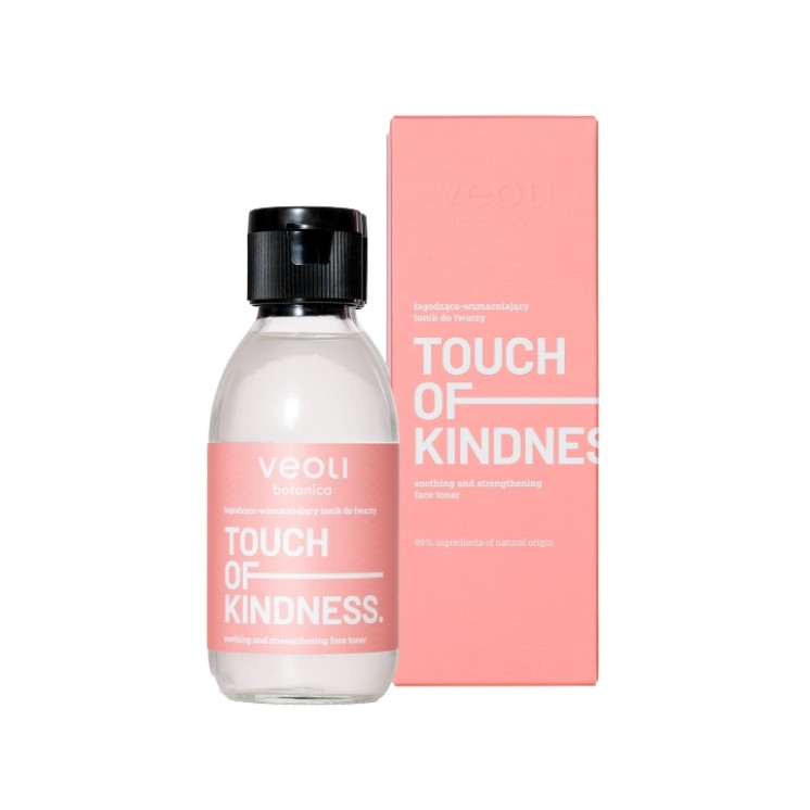 Заспокійливий та зміцнюючий тонік для обличчя Veoli Botanica Touch of Kindness 150 мл