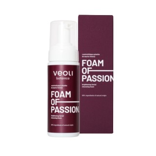 Освітлююча пінка для очищення обличчя Veoli Botanica Foam of Passion 150 мл