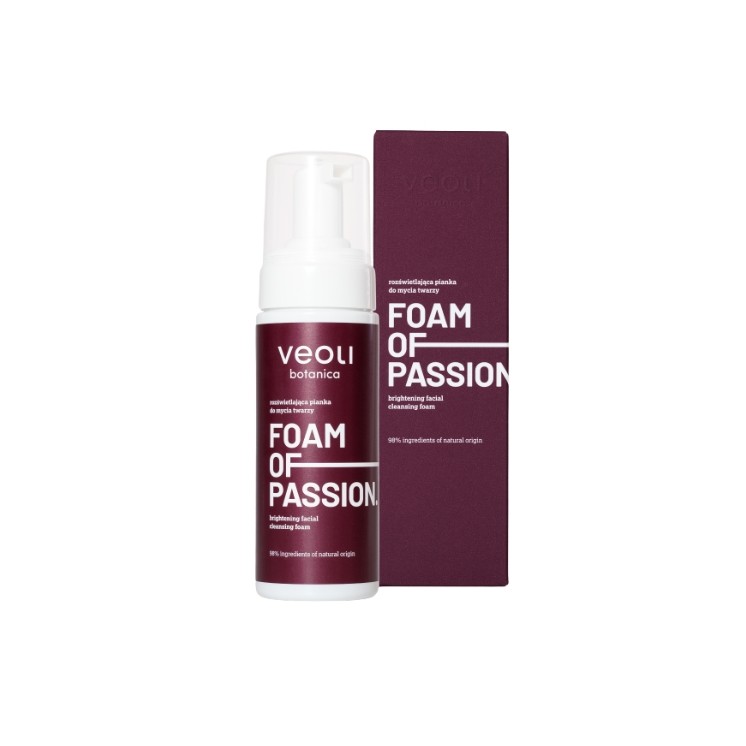 Veoli Botanica Foam of Passion rozświetlająca Pianka do mycia twarzy 150 ml
