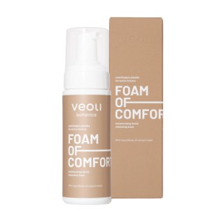 Veoli Botanica Mousse de Comfort Mousse Nettoyante Hydratante Visage 150 ml