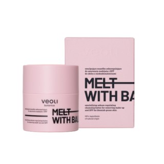 Beurre démaquillant émulsifiant et séborégulateur Veoli Botanica Melt with Balance avec SPF 40 g