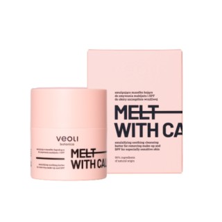 Veoli Botanica Melt with Calmness емульсійна заспокійлива олія для зняття макіяжу з SPF 40 г