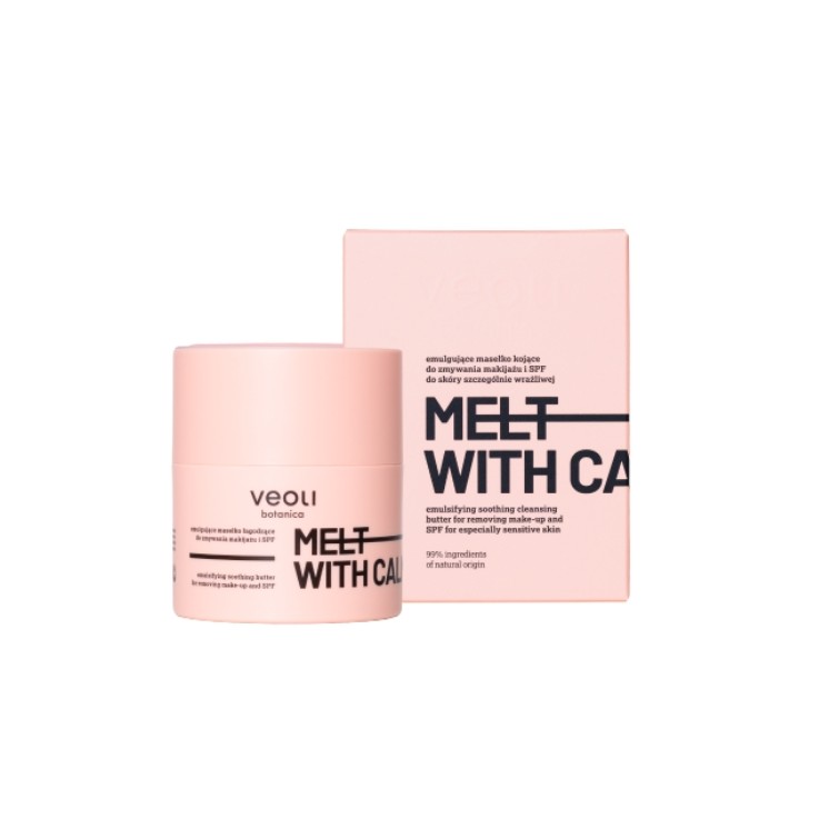 Veoli Botanica Melt with Calmness emulsifying soothing makeup remover butter with SPF 40 g
