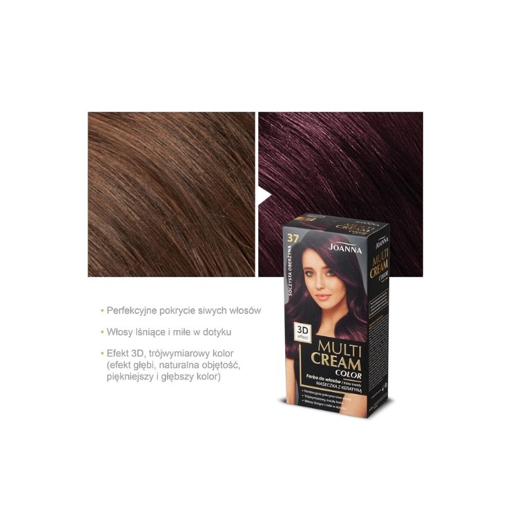 Фарба для волосся Joanna Multi Cream Color /37/ Соковитий баклажан