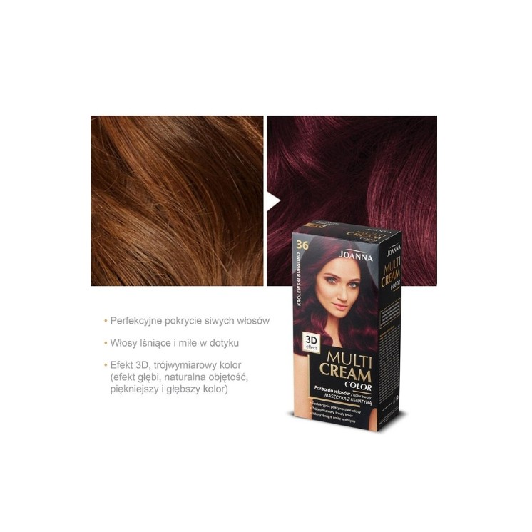 Joanna Multi Cream Color Hair dye /36/ Royal burgundy