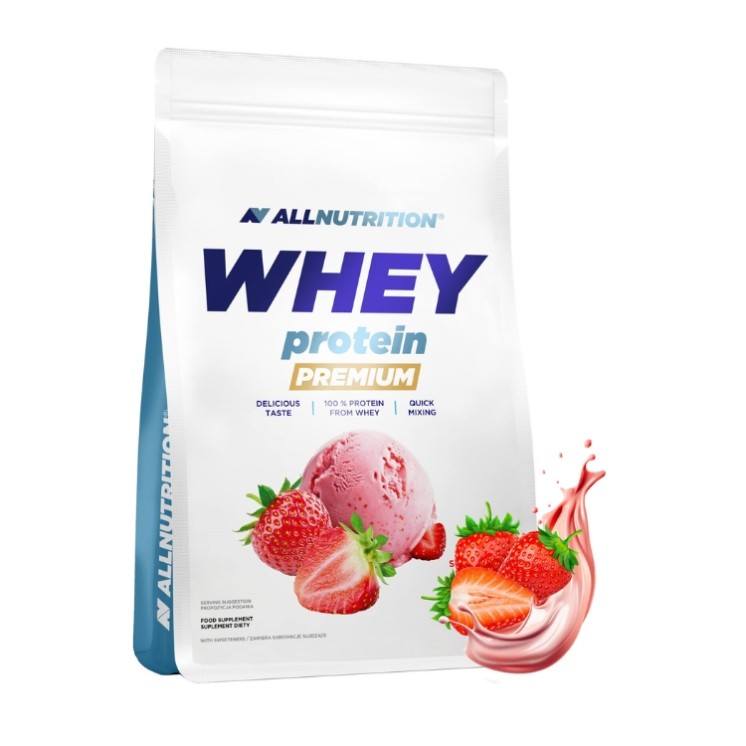 Protéine de lactosérum Premium AllNutrition Strawberry Summer 700 g