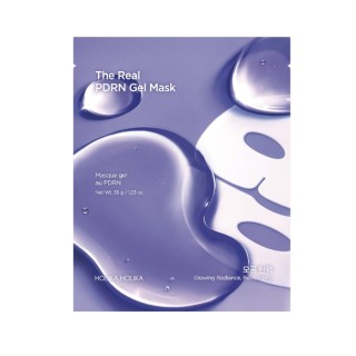 Holika Holika The Real PDRN Gel Mask Intensiv feuchtigkeitsspendende und glättende Tuchmaske, 35 g