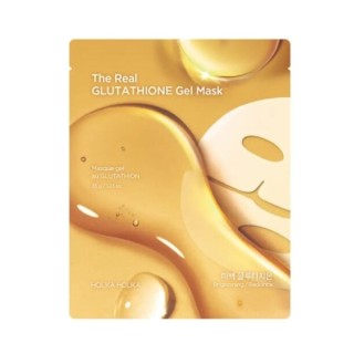 Masque en tissu éclaircissant Holika Holika The Real Glutathione Gel Mask 35 g