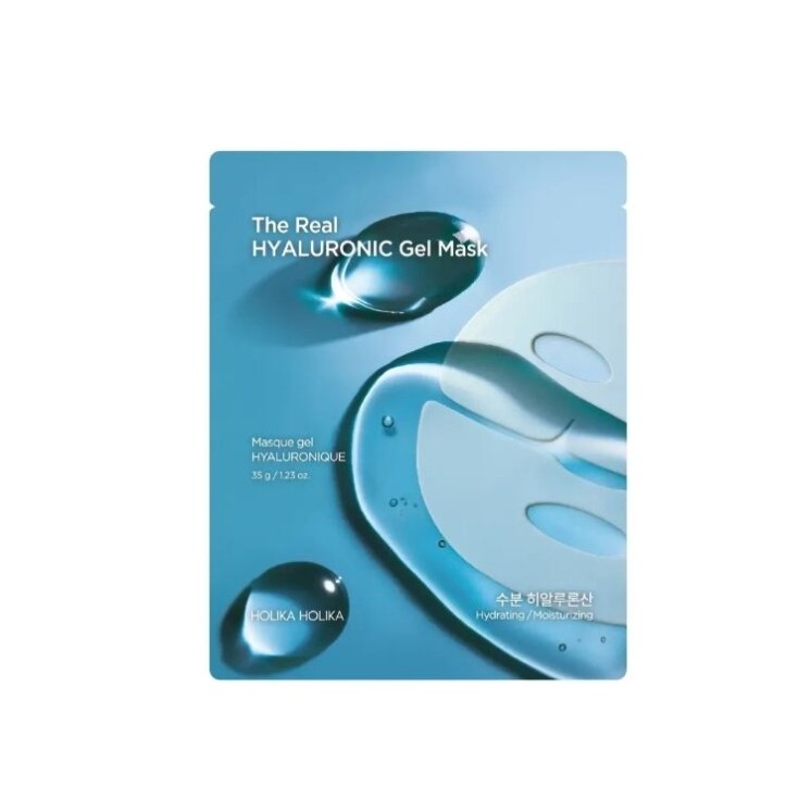 Holika Holika The Real Hyaluronic Gel Mask Intensief hydraterend sheetmasker 35 g