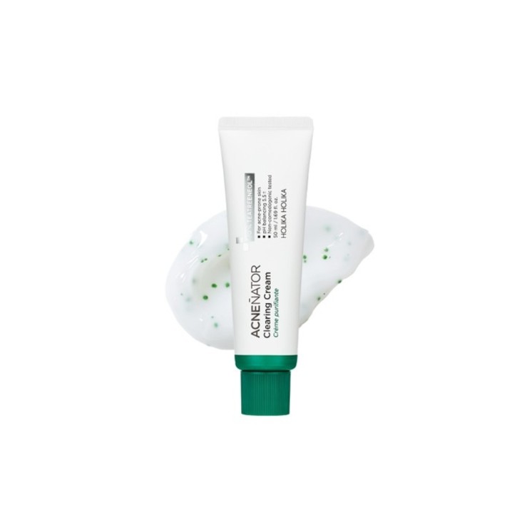 Holika Holika Acnenator Clearing Cream kojący Krem na zmiany trądzikowe i do skóry problematycznej 50 ml