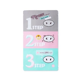 Holika Holika Pignose clear black neusmasker in 3 stappen