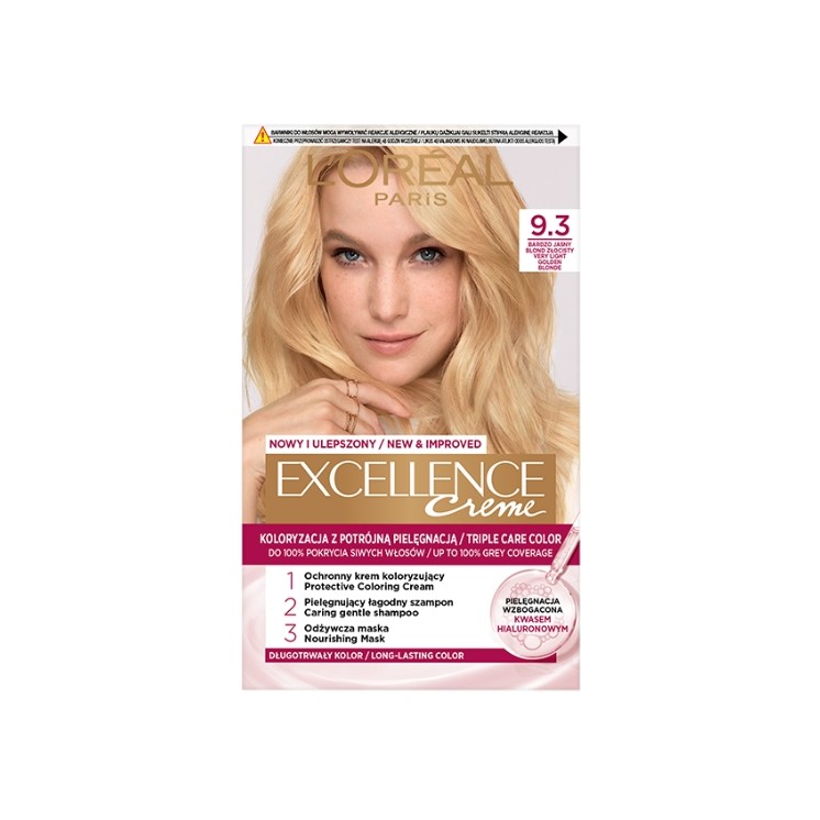 L'oreal Excellence Creme Hair dye /9.3/ Very Light Golden Blond