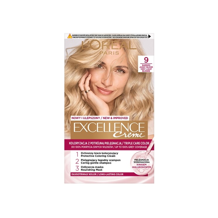 Фарба для волосся L'oreal Excellence Creme /9/ Дуже світлий Blond