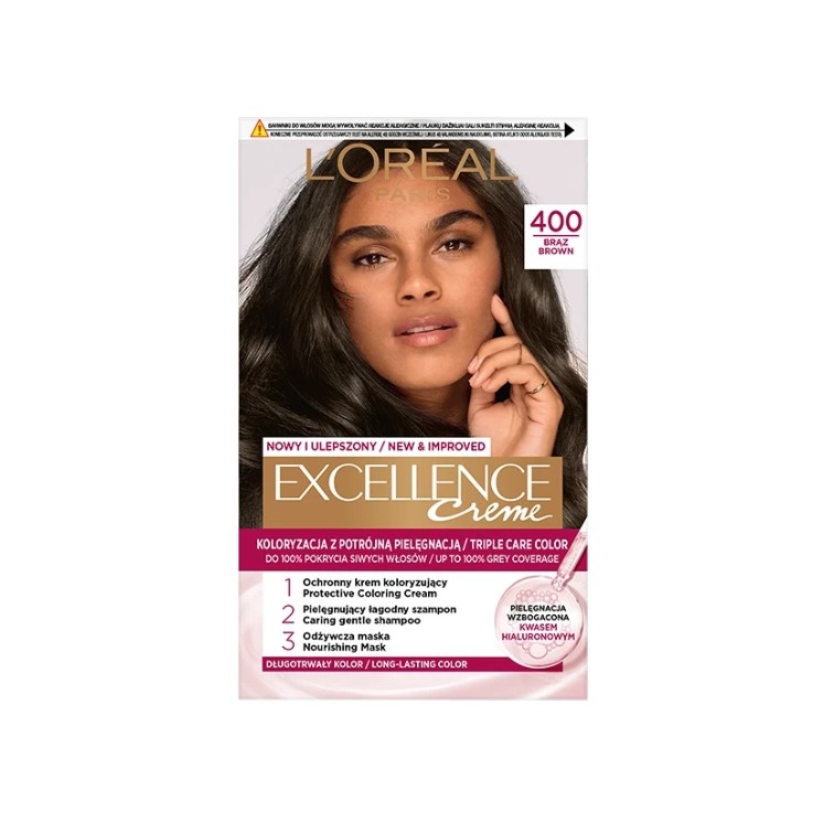 L'oreal Excellence Creme Farba do włosów /4oo/ Brąz