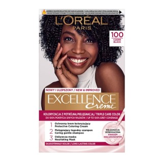 Фарба для волосся L'oreal Excellence Creme /1/ Чорна