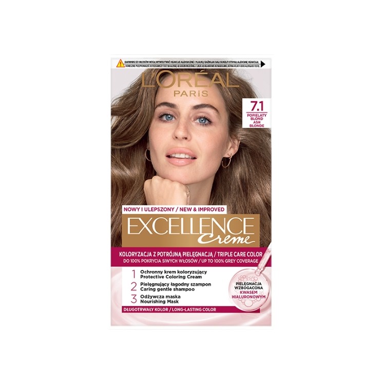 Фарба для волосся L'oreal Excellence Creme /7.1/ Blond блонд