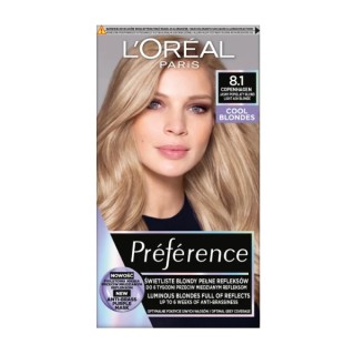 L'oreal Preference Hair dye /8.1/ Light Ash Blond