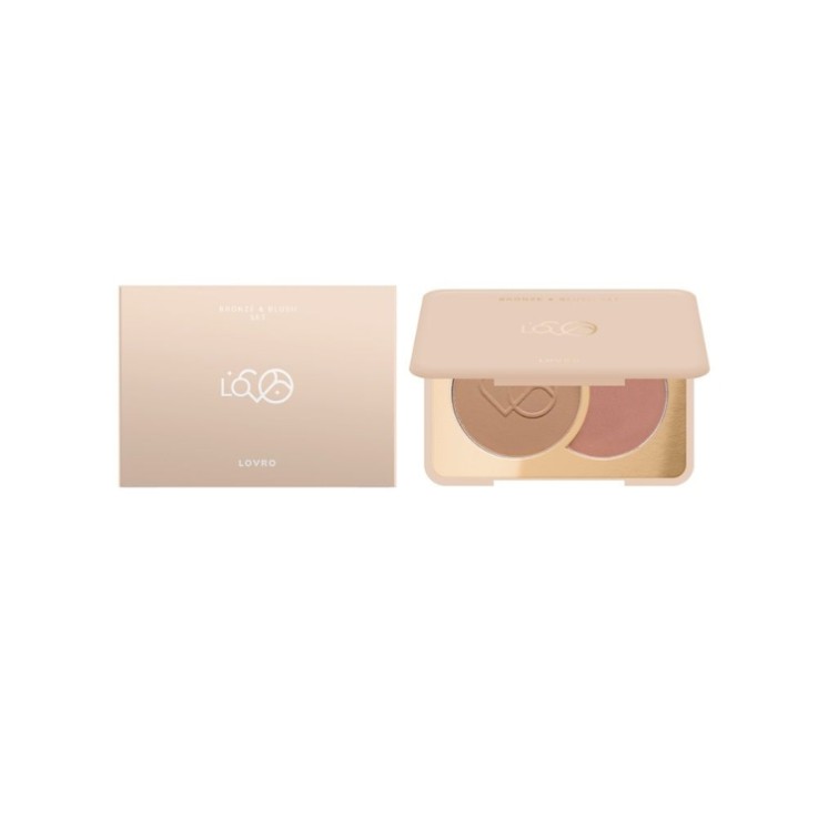Coffret Lovro Bronze & Blush : Poudre bronzante et blush pour sculpter le visage 5 g