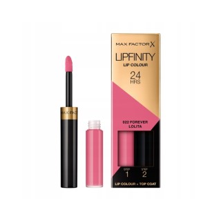 Max Factor Lipfinity Lip Colour Langhaftender Lippenstift mit Permawear System /22/ Forever Lolita 2,3 ml + 1,9 g