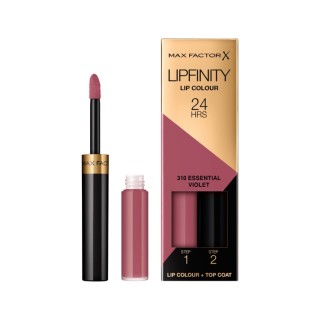 Стійка помада Max Factor Lipfinity Lip Colour з системою стійкості Permawear /310/ Essential Violet 2.3 мл + 1.9 г
