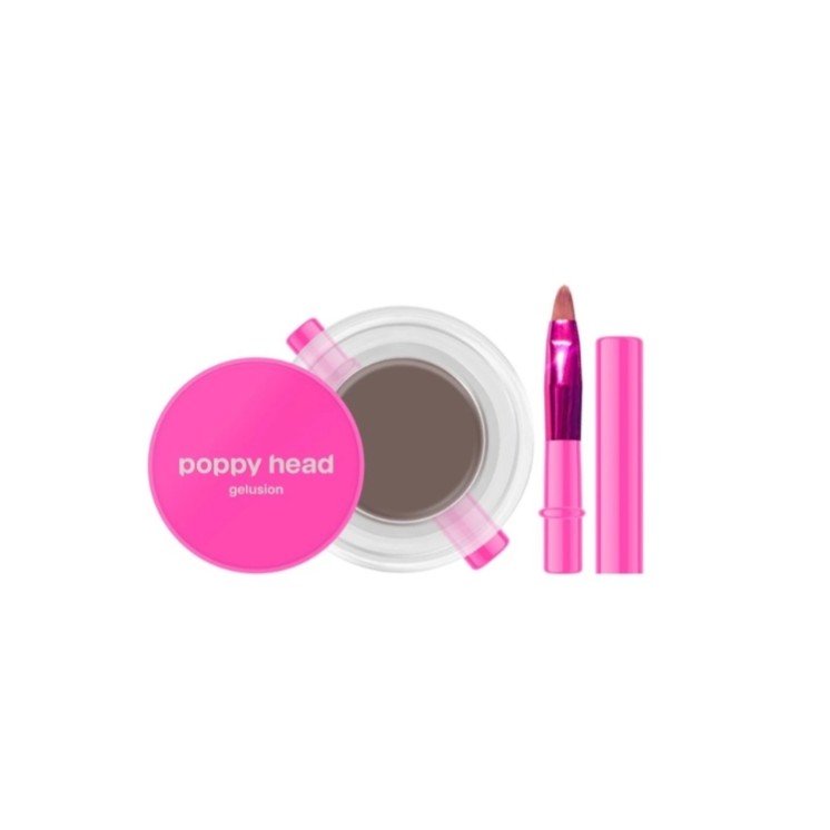 Poppy Head Gelusion Eyeliner mit Pinsel /02/ Cafusion 5 g