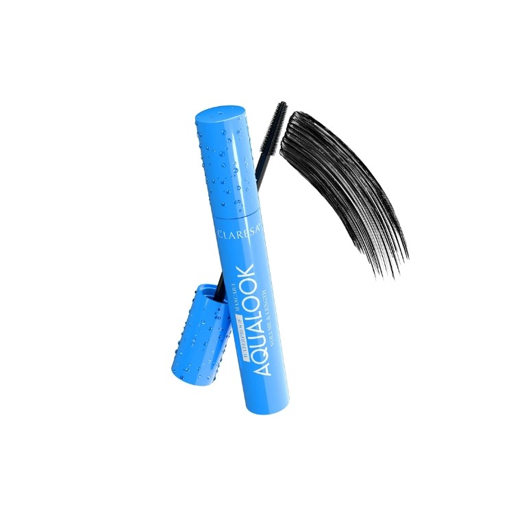 Mascara waterproof épaississant et allongeant Claresa Aqualook Black 8 g