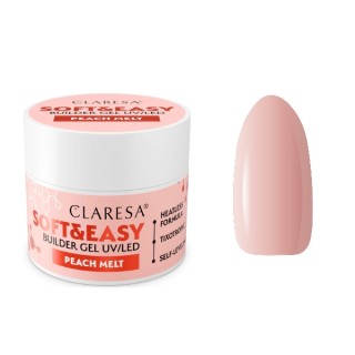 Claresa Soft & Easy Żel budujący do paznokci Peach Melt 45 g