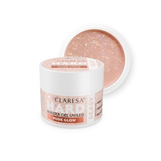 Gel de construction pour ongles Claresa Hard & Easy Nude Glow 45 g