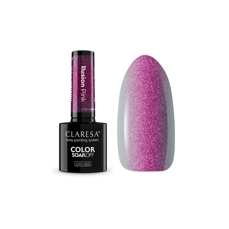 Vernis à ongles hybride Claresa Alchemy Illusion Pink 5