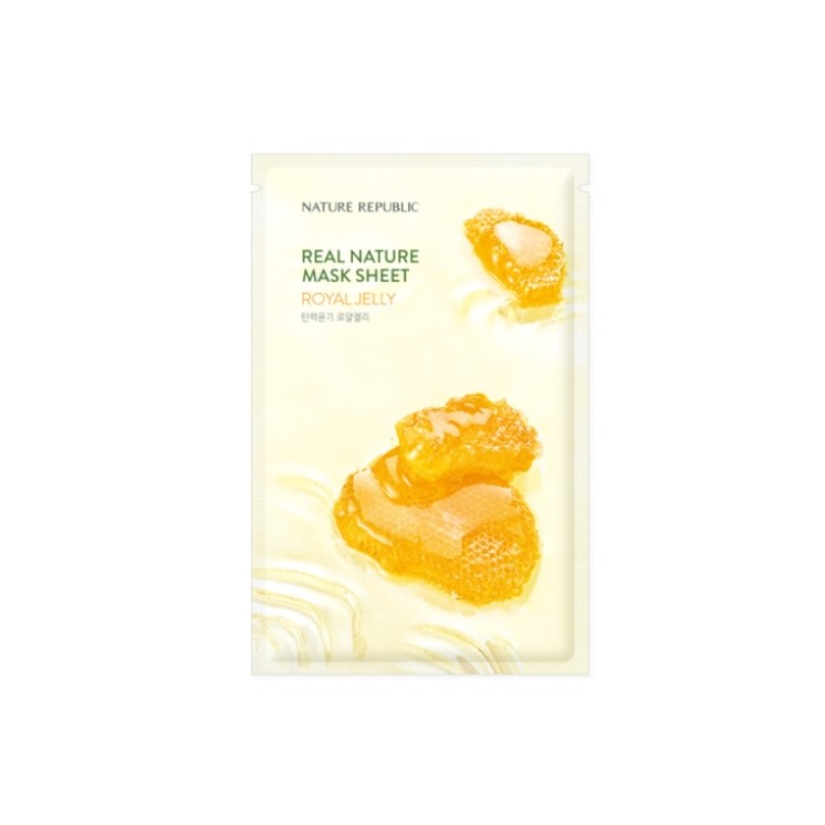 Masque en tissu Royal Jelly Nature Republic Real Nature (23 ml)