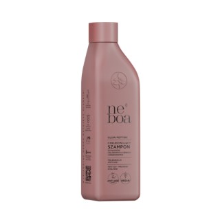 Shampoing Neboa Glow Peptide pour cheveux fragilisés, fins et abîmés, soin réparateur et anti-age 300 ml