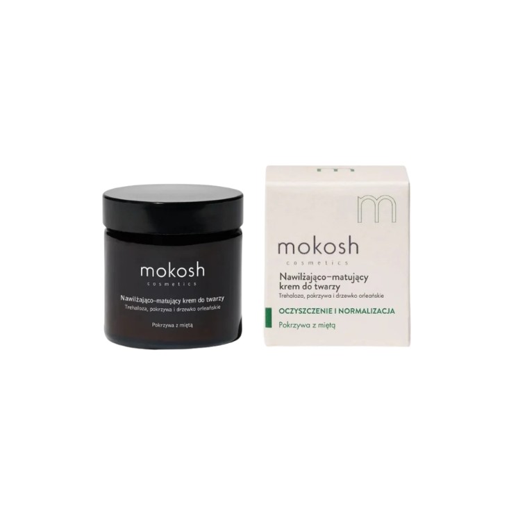Crème visage apaisante et hydratante Mokosh à l'ortie et à la menthe 60 ml