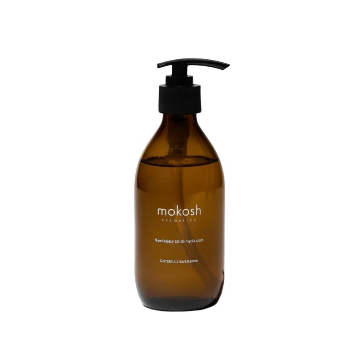 Mokosh feuchtigkeitsspendendes Körperwaschgel Kirsche mit Bernstein 300 ml