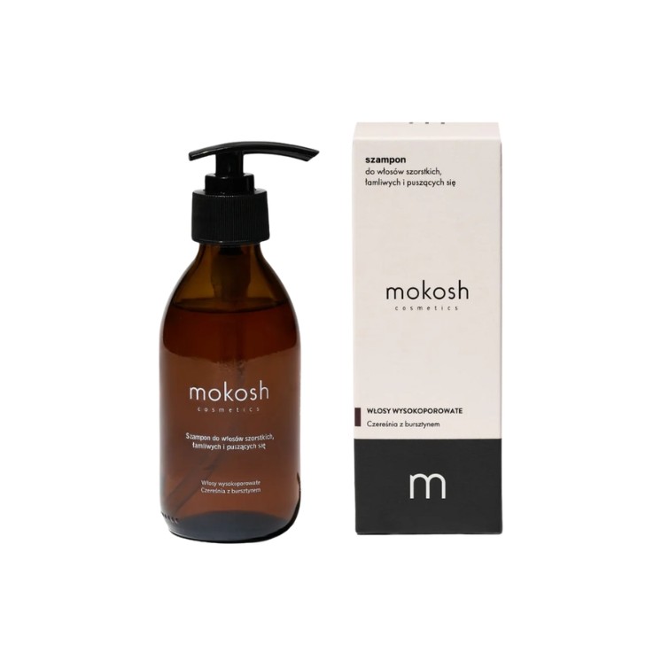 Mokosh und Bernstein-Shampoo für hohe Porosität, raues, sprödes und krauses Haar, 200 ml