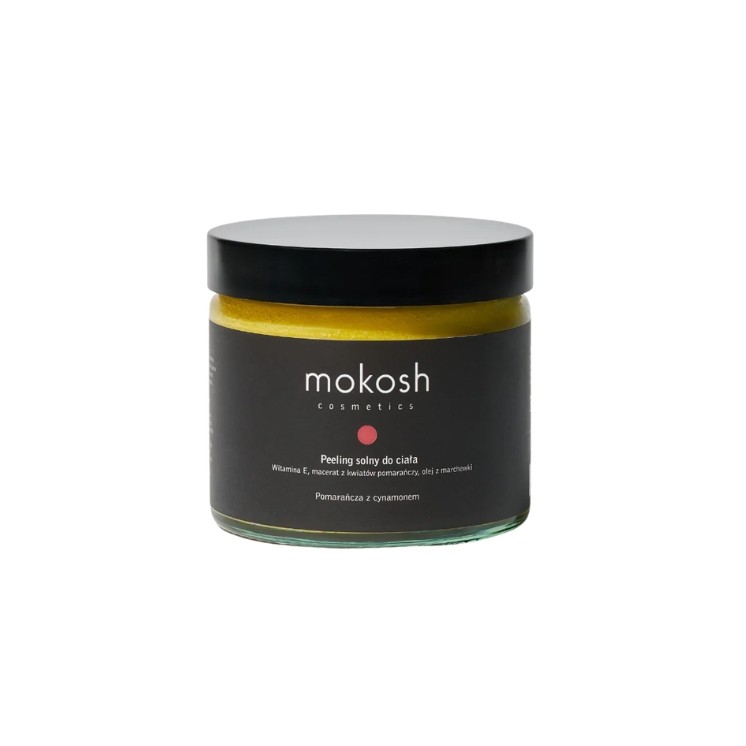 Mokosh Peeling solny do ciała Pomarańcza z Cynamonem 300 g