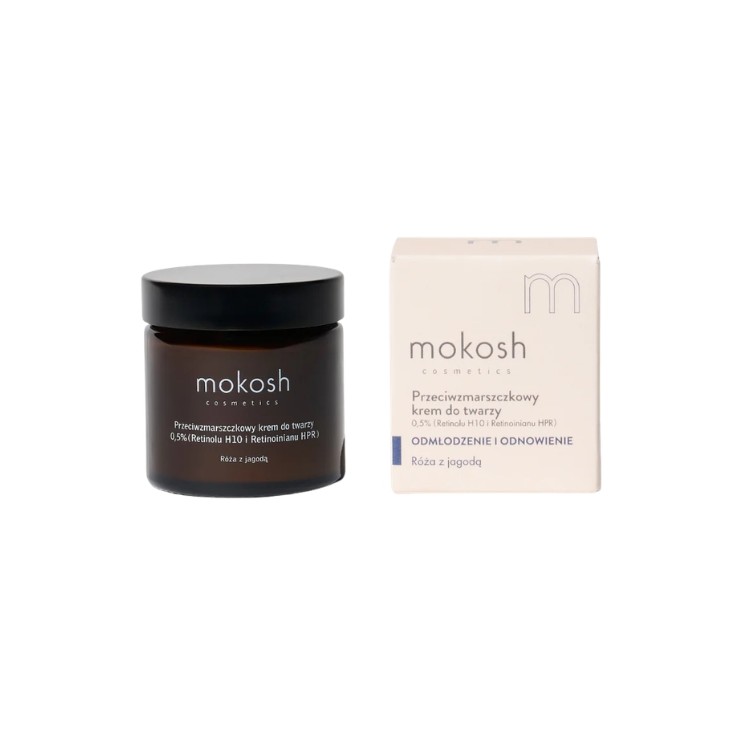 MokoshКрем для обличчя 5 % Retinol H10 і Retinoate HPR Rose 60 мл