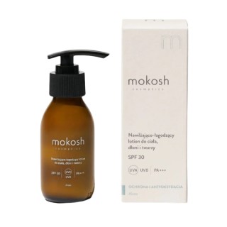 Mokosh moisturizing and soothing Lotion for body, face and hands SPF30 Aloe 100 ml