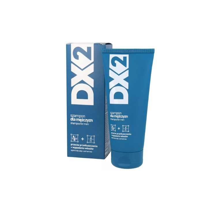 DX2 Shampoo against oily hair and hair loss for men 150 ml