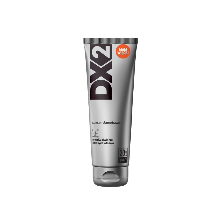 DX2 Szampon przeciw siwieniu ciemnych włosów dla mężczyzn 180 ml