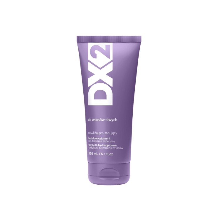 Shampoing DX2 pour cheveux gris avec pigment violet pour hommes 150 ml