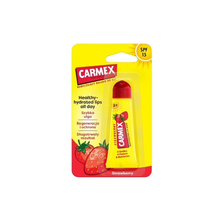 Carmex beschermende lippenstift Strawberry SPF15 10 g