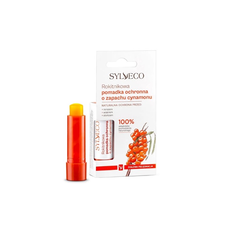 Sylveco Duindoornlipbalsem met kaneelgeur 4,6 g