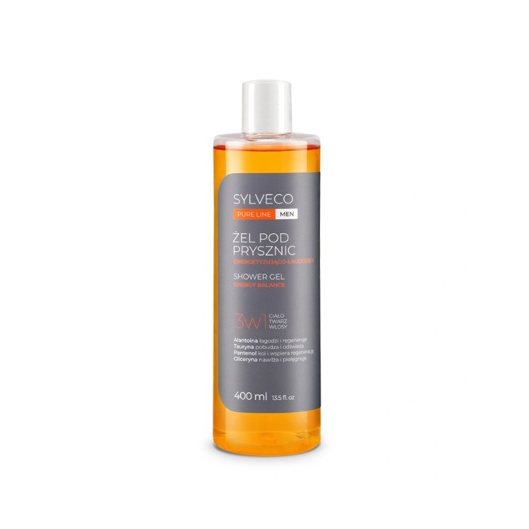 Sylveco Pure Line Men 3-in-1 Verkwikkende en Verzachtende Douchegel 400 ml