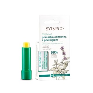 Sylveco mint Lippenstift met peeling en betuline 4,6 g