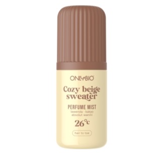 Brume parfumée pour cheveux et corps OnlyBio Cozy Beige Sweater 26°C 100 ml