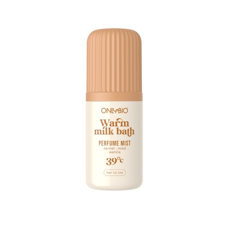 Milk Bath Warm OnlyBio 39°C, brume parfumée pour cheveux et corps 100 ml