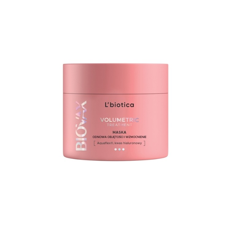 L'biotica BIOVAX Glamour Volumetry Treatment Intensief Hydraterend Haarmasker 200 ml